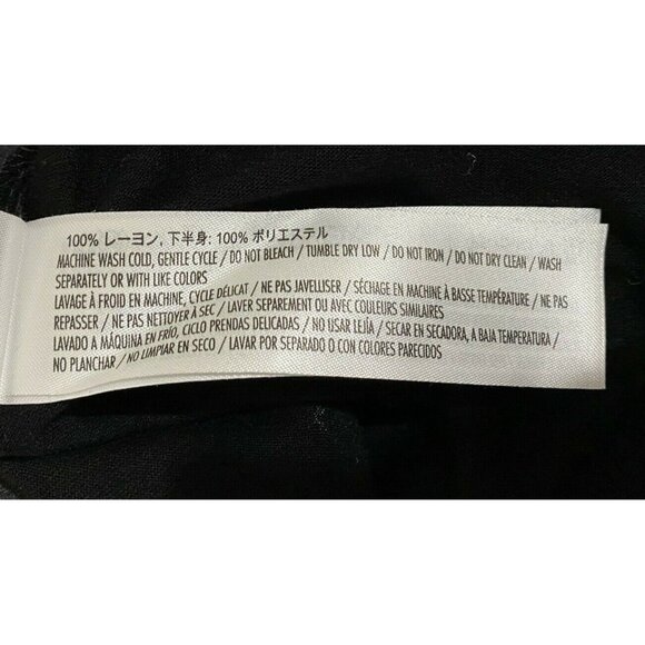 Disney Store Glamour Minnie Mouse Girls Dress Top Juniors S Black Polka Dots - Picture 7 of 7